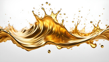 Gold goldene Wasser Welle dynamisch spritzig Tropfen Wirbeln fl&uuml;ssig Vorlage und Hintergr&uuml;nde, Wirbel kraftvoll leuchtend lebendig Energie geladen metallisch Honig gl&auml;nzend rein Reichtum Luxus edel