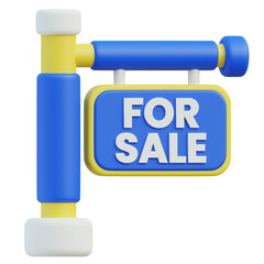 For Sale 3D icon design for poster banner