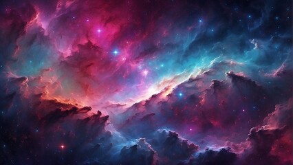 Fototapeta premium Beautiful cloud nebula, space galaxy, night sky, universe, astronomy, and supernova background wallpaper