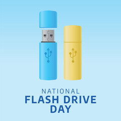 vector graphic of National Flash Drive Day ideal for National Flash Drive Day celebration.