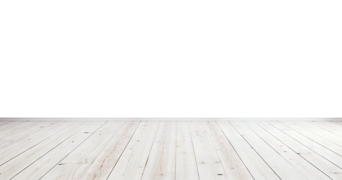 White tones of polished wooden floorboards, cut out