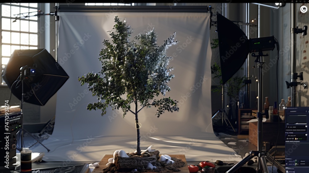 Poster lighting: create a lighting setup to determine how the model will appear under different lighting co