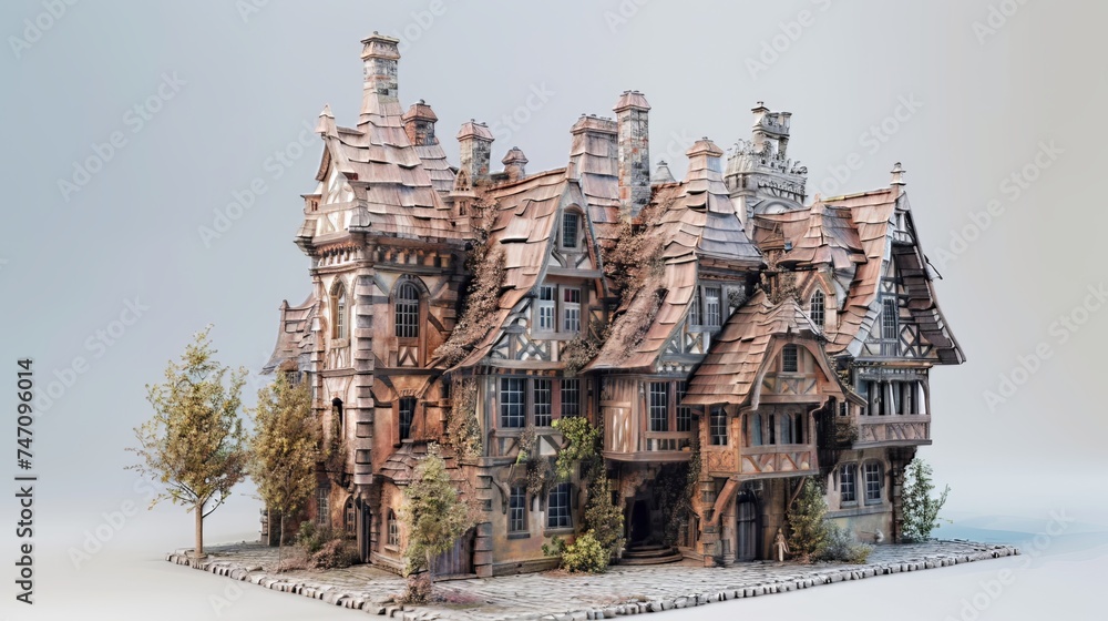 Poster texture and material application: apply realistic textures and materials to the model's surfaces to 