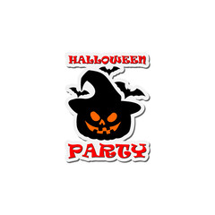 Halloween icon isolated on transparent background