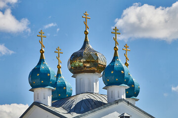 golden domes of the orthodox church © AlexViking