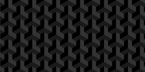 Minimal modern cube tile and mosaic wall grid backdrop hexagon technology transparent wallpaper background. black and gray geometric block cube structure backdrop grid triangle texture vintage design.