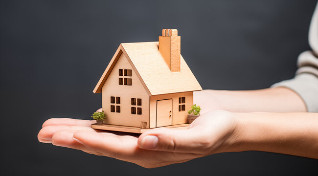 home insurance, real estate, architectes house buying, mortgage credit - advertising asset illustration