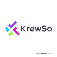 Letter X logo vector illustration