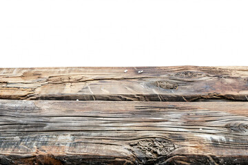 Wood table isolated on transparent background Generative Ai  - 747101026