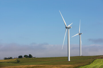 Wind turbine farm, UK.
