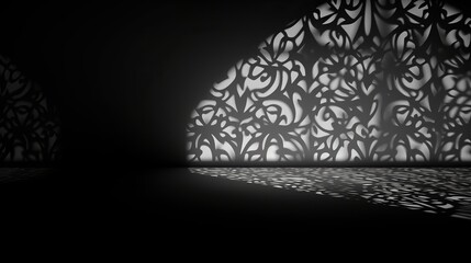 Arabesque shadow, you can use it as overlay layer on any photo.Abstract background