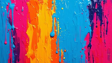 Colorful oil paint splashes on a white background, abstract background