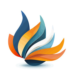 Obraz premium Modern vector logo isolated on white background Generative Ai 