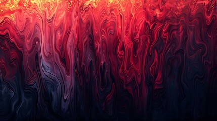 An abstract background with vertical striped gradients in shades of red and black, resembling a volcanic eruption