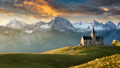Christian church in the mountains