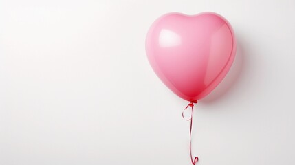Love Balloon With Copy Space Text
