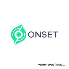 Abstract letter O logo vector illustration