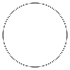 Circle Line, Flat Style, can use for Copy Space, Logo Gram, Frame, Website or Graphic Design Element. Format PNG