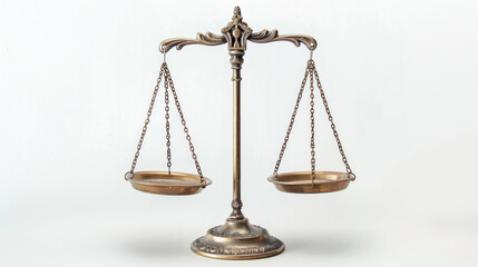Justice scales, legal concept.