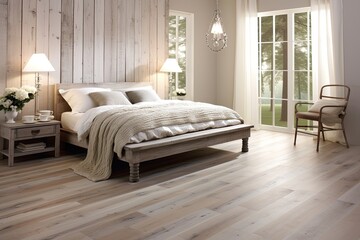 Natural Wooden Planks: Shabby Chic Bedroom Inspirations