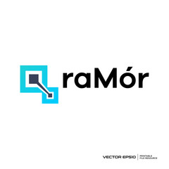 Abstract connection logo vector illustration