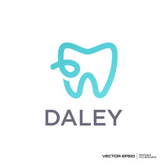 Dental Clinic logo vector illustration