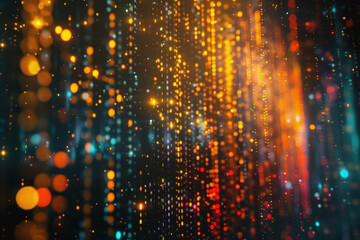 Abstract futuristic background Data Transfer. technology concept cyberspace background AI Generated.