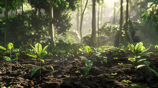 A carbon offsetting program where individuals or organizations participate in tree planting initiatives contributing to reforestation and afforestation projects aimed at