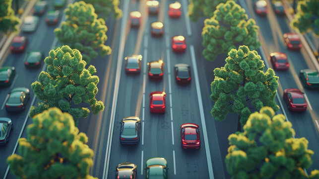 A series of animated tutorials demonstrating eco driving techniques such as smooth acceleration anticipation of traffic flow and optimal vehicle maintenance educating viewers on how to