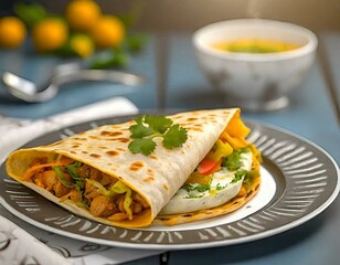 Masala Dosa created with Generative AI technology