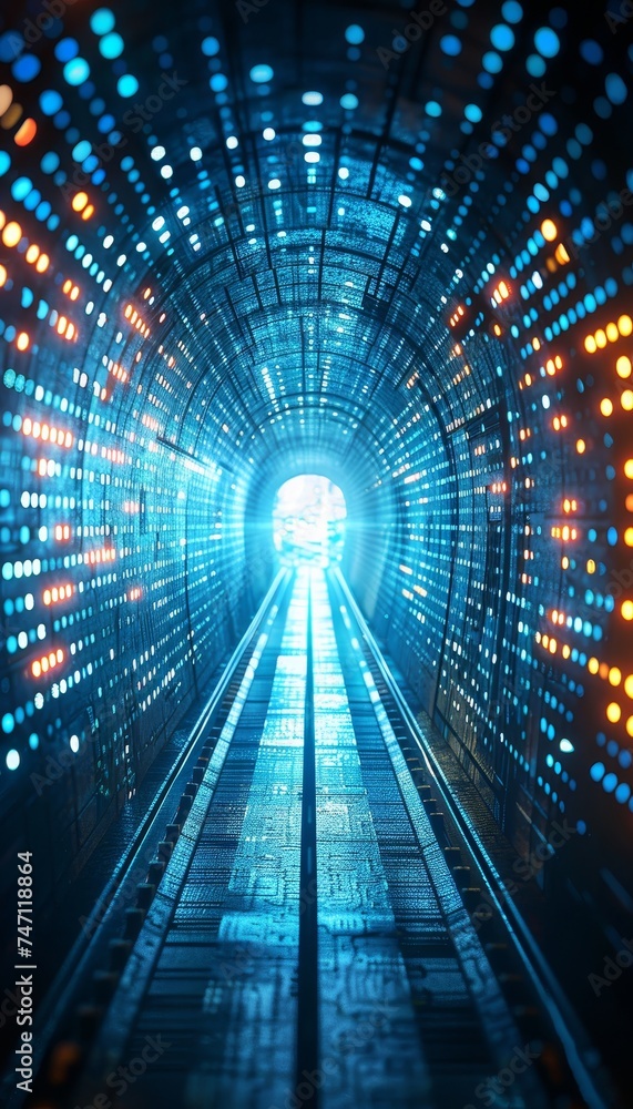 Poster futuristic abstract tech background with modern design elements for creative projects