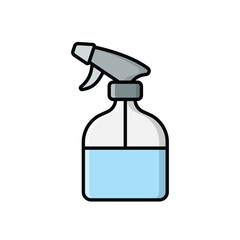 Water Spray Bottle icon vector stock illustration