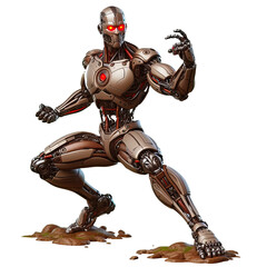 Fototapeta premium Master Kungfu Attack Art Illustration PNG