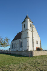 Fototapeta na wymiar Eglise de Sacquenville - Eure - Normandie - France