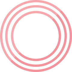 pink and red circle 