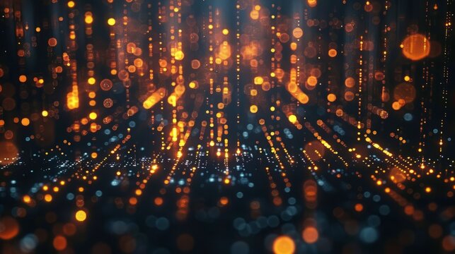 Abstract light technology background glows in the dark of comeliness