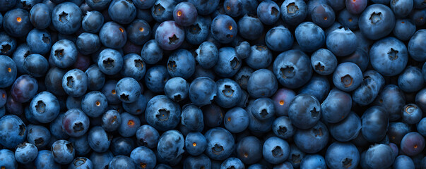 Fresh blueberry background. Texture blueberry berries top view