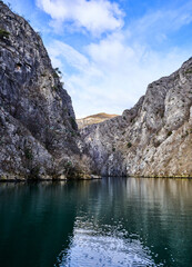 Matka canyon in Northern Macedonia