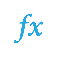 formula sign symbol vector icon