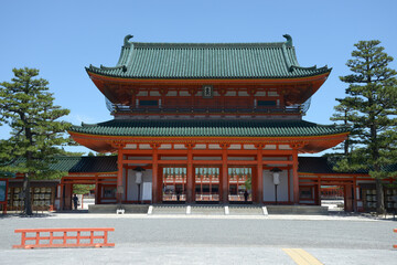 Naklejka premium 平安神宮 応天門 京都市左京区
