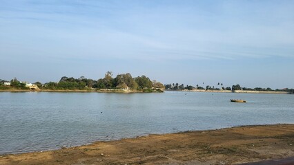 Bhuj, Gujarat India - Feb 19 2024: Hamirsar Lake in Bhuj Gujrat.