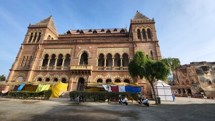 Bhuj, Gujarat India - Feb 19 2024: Prag Mahal or Parag Palace in Bhuj Gujrat.