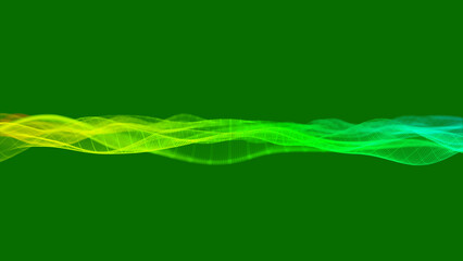 Abstract colorful digital particles wave with dust and light motion background