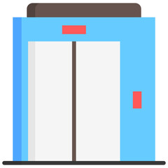 elevator multi color icon, use for modern concept, app, and web development	.