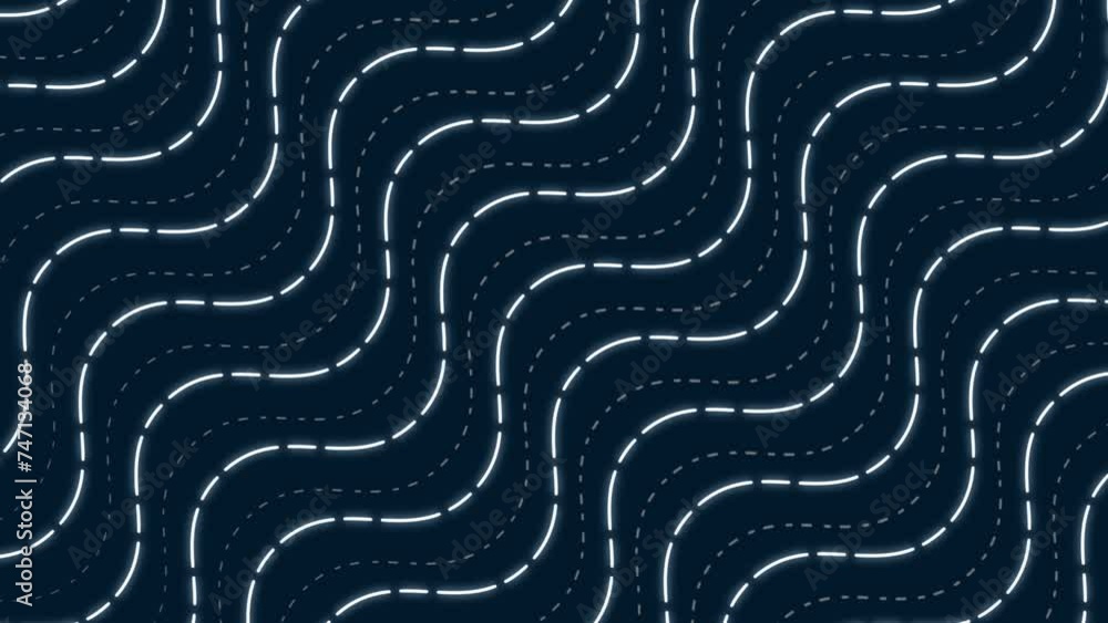 Poster abstract clean line wave technology background, dot line speed lines wave background.