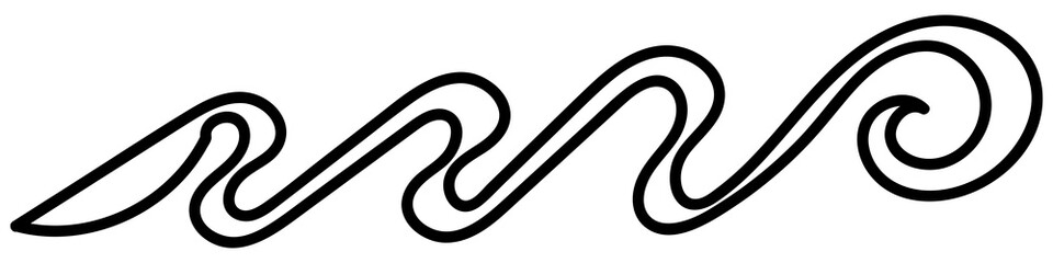 Thin line vintage corner. Medieval period of the Victorian dynasty. Fancy black monogram frame design element abstract icon collection Flower simple symbol