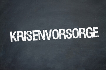 Obraz premium Krisenvorsorge 