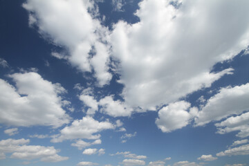 Beautiful blue sky and clouds natural background