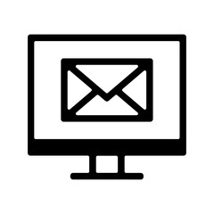 Icones symbole logo email ordinateur courrier bold
