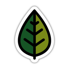 Icones symbole logo feuille arbre detail couleur gras relief